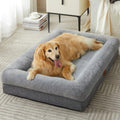 BFPETHOME Orthopedic Dog Beds for Extra Large Dogs Washable Large Dog Bed with Bolster Orthopedic Large Dog Beds with Removable Covers & Waterproof Dog Bed for Pet