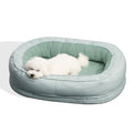 Orthopedic Dog Beds for Dogs Cats Foam with Waterproof Liner Dog Bed Egg-Crate Foam Extra Large Dog Bed with Washable Removable Cover Non-Slip Bottom