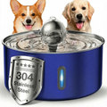Ultra-Quiet 7L Stainless Steel Smart Pet Water Fountain